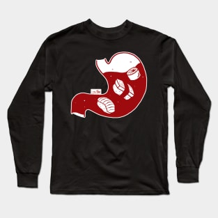 Food in My Stomach - Sushi (Color) Long Sleeve T-Shirt